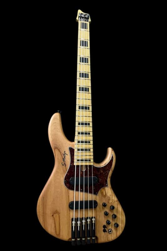 S. Martyn Jazz Bass Headless 32” scale 18mm spacing 5 strings 24 frets 6.5 lbs - STANDARD MODEL 2025 image 1