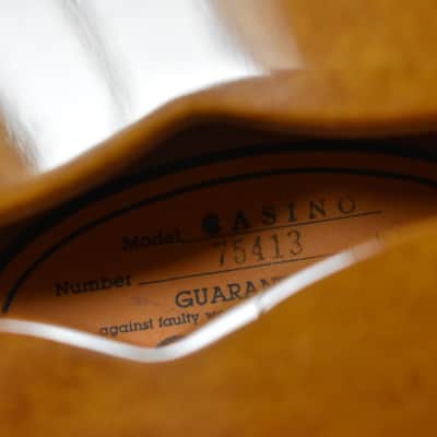 1987 Epiphone Casino Violin Burst, Made in Japan Terada Factory, MIJ, Pre-Elitist image 8