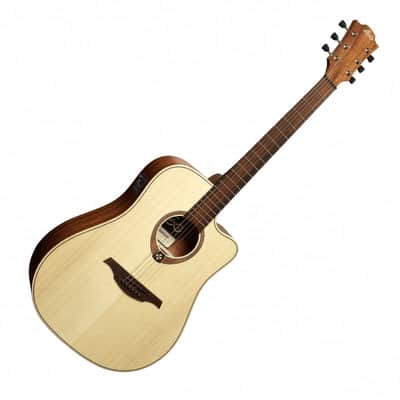 Lag Tramontane T70DCE-NAT | Dreadnought Cutaway Acoustic-Electric Guitar. New with Full Warranty! image 3