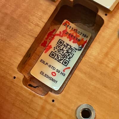 2021 Epiphone Les Paul Standard 50's Heritage Cherry Sunburst Electric Guitar Body & Neck Husk (Repaired) image 7