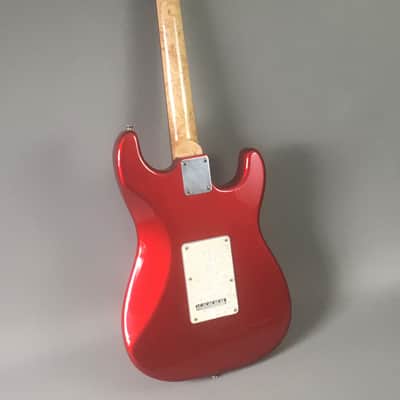 LEFTY! 1986 Vintage Boutique Super Strat Custom Guitar DiMarzio Duncan Candy Apple Red 7.6 Lb HSC image 8