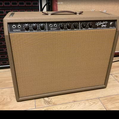 Fender Vibrolux 6G11 Brownface 30-Watt 1x12" Guitar Combo 1961 - 1963 - Brown image 8