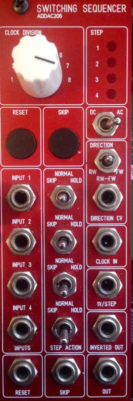 ADDAC System ADDAC206 Switching Sequencer image 1