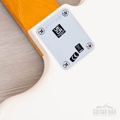 2023 Fender Johnny Marr Jaguar Offset Electric Guitar Olympic White w/ Case, Hangtags image 16