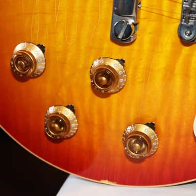 2007 Gibson Custom Shop Les Paul 1958 Reissue Aged Chambered body with OHSC / Video Tour image 10