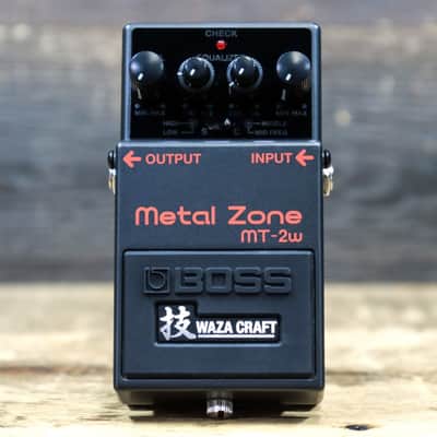Boss MT-2W Metal Zone Waza Craft All-Analog Dual-Stage Distortion Effect Pedal image 1