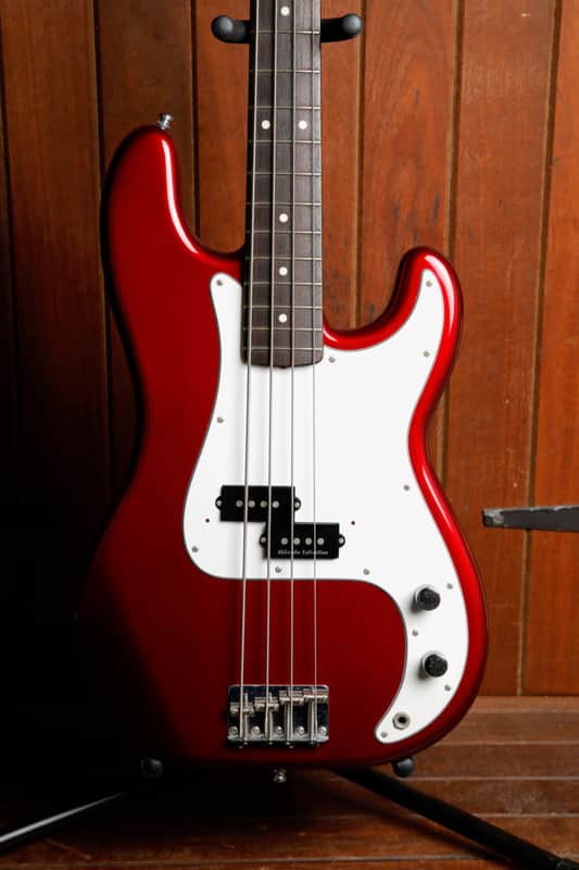 Fender Japan PB62-66DMC Precision Bass Old Candy Apple Red Bass Guitar Pre-Owned image 1