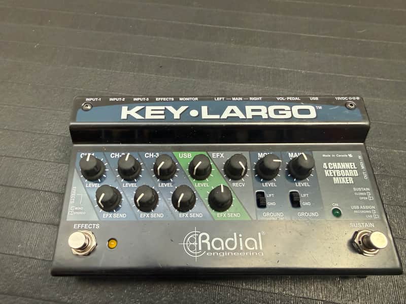Radial Key Largo Keyboard Mixer with power supply image 1