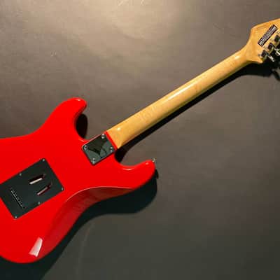 Squier Special Edition Stratocaster by Fender STRAT Dakota Red AA Flame Maple Neck RW fretboard image 2
