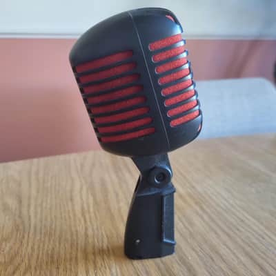 Shure Limited Edition Super 55-BCR Supercardioid Dynamic Microphone 2010 - Black w/ Red Foam image 5