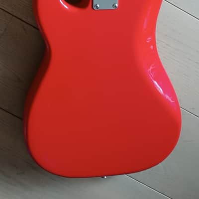 Sunn Fender Mustang Bass 1980s - Red image 13