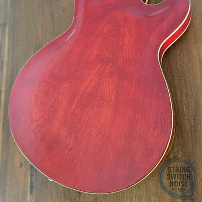 Yamaha SA700, “335” Guitar, 1977, Persimmon Red, 1ST YEAR PRODUCTION image 2