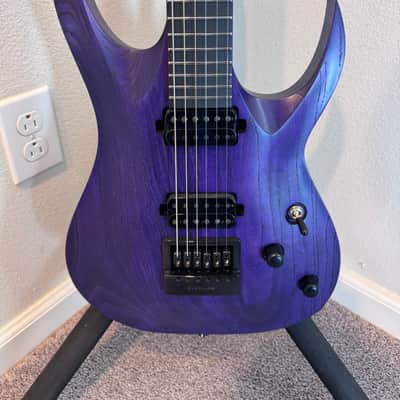 Solar Guitars AC6P RAW - EUROPEAN MASTER SERIES 2024 - Raw Purple Open Pore image 3