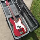Fender Aerodyne Precision Bass Transparent Crimson Red - Figured Maple