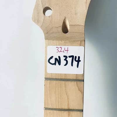 Harley Benton Tele Style Guitar Neck with HH Unfinished Body Set image 11