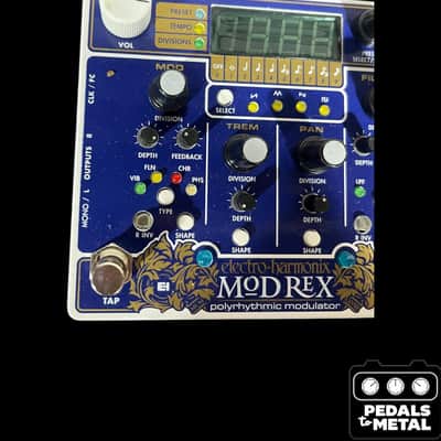 Electro-Harmonix Mod Rex Polyrhythmic Modulator 2018 - Present - White / Blue - X15822 image 5