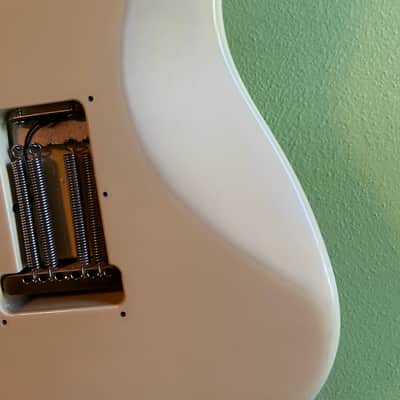 Fender Yngwie Malmsteen Stratocaster USA White/Yellow 1995 w/HSC image 5