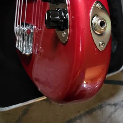 Fender 79 P-BASS USA neck With Stereo JAZZ Body 1979 Red image 11