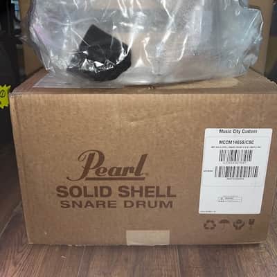 Pearl Music City Custom Craftsman Select Solid Maple Snare Drum - 6.5 inches x 14 inches, Natural with Bourbon Barrel Inlay image 12