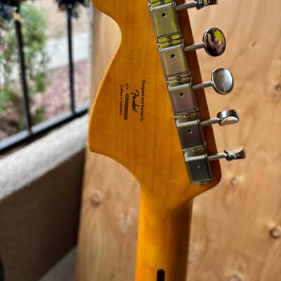 Squier Classic Vibe 60's Mustang Electric Guitar Loaded w/ SD Pickups, Sonic Blue image 3