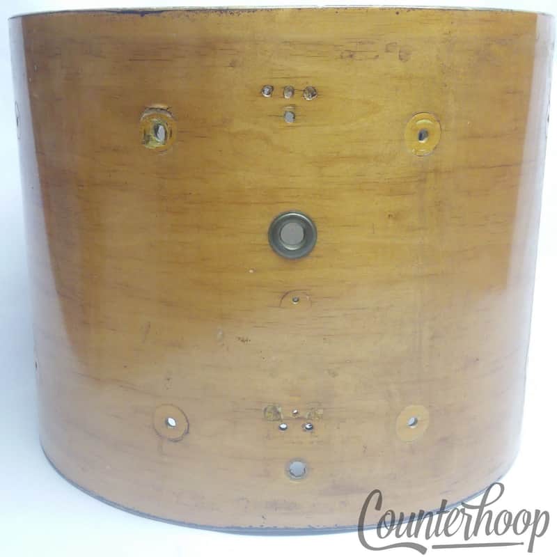 *Ludwig 15x12" Snare Drum Shell 10s 3-Ply Maple Vintage Marching/Parade Chicago* image 1