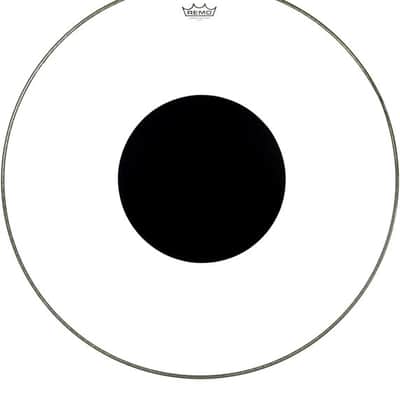 Remo Controlled Sound Clear Black Dot Bass Drumhead - 28 inch image 2