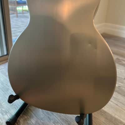 Gretsch G9201 Honey Dipper Round-Neck Brass Body Biscuit Cone Resonator Guitar 2010s - Shed Roof image 10
