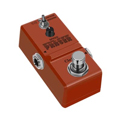 CLEFLY LEF-313 Guitar Analog Phaser Pedal Vintage/Modern Modes Mini Size For Electric Guitar Bass True Bypass image 2