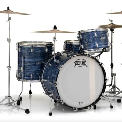 Pearl President Series Deluxe 3-piece Shell Pack - 22" Bass Drum OCEAN RIPPLE image 1