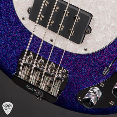 Ernie Ball Music Man StingRay Special HH - Violet Sparkle Burst #K09396 image 13