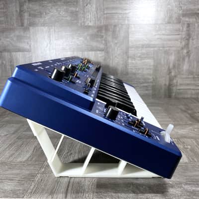 25º Stand for Behringer MS-1 / MS-101 Synth - Roland SH101- Color WHITE - by KZcraftworks -US Seller image 3