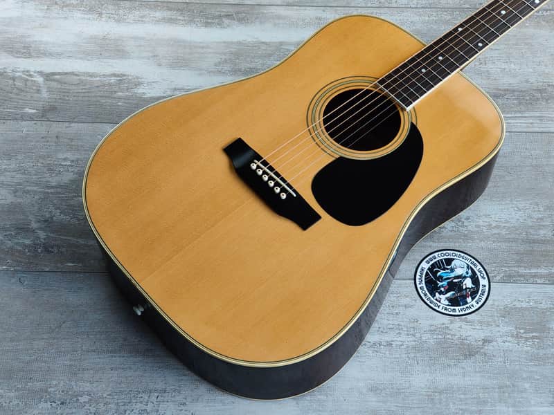 1980's Morris W-20 Japanese Vintage Acoustic Dreadnought | Reverb UK