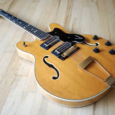 1971 Ovation Thunderhead Storm Series Vintage Hollowbody Electric Guitar Blonde image 9