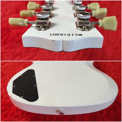Super Rare 2015 Navigator N-SG Custom Order 3 Pickup SG Standard White - With Original Hard Shell Case - Made By ESP Technical House Custom Shop in Japan MIJ image 16