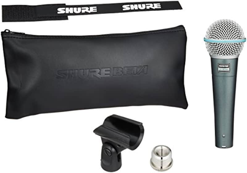 Shure BETA 58A Supercardioid Dynamic Microphone image 1