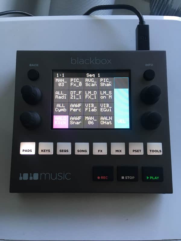 1010 Music Blackbox Desktop Compact Sampling Studio 2016 - Present - Black image 1