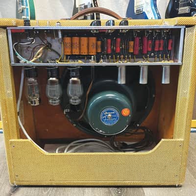 Fender Wide-Panel Pro-Amp Tweed Combo Amp 1954 image 8