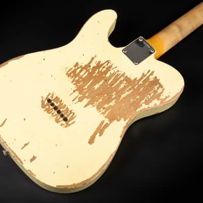 Fender Custom Shop '64 Reissue L-Series Telecaster RW Heavy Relic - Vintage White | USA 1964 Josefina Campos Handwound Pickups 3.39kg | CoA OHSC image 13