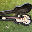 2021 Gretsch G5410T Electromatic "Rat Rod" Hollow Body Matte Vintage White and Custom Pinstriping w/ Case