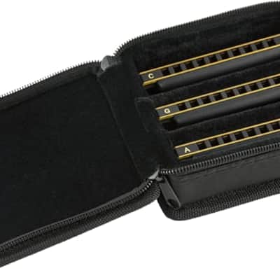 Fender Blues DeVille Harmonicas - 3-Pack - Incl. Case image 2