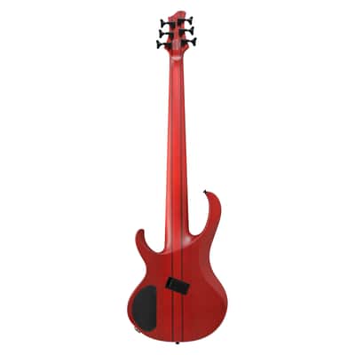Used Ibanez BTB866MSBRF BTB Bass Workshop 6-Str MS - Brown Topaz Burst Flat image 8