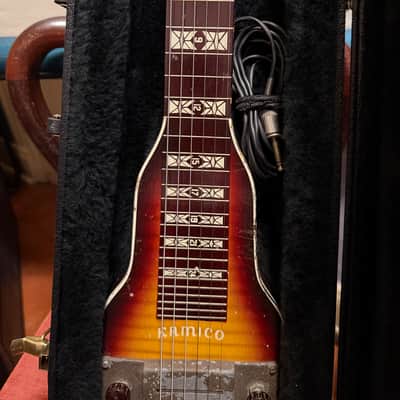 Kamico Vintage lap steel guitar 50s - Sunburst image 2