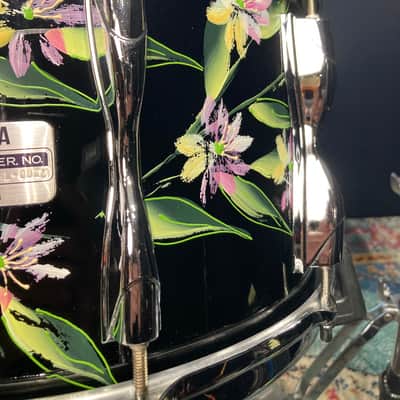 Yamaha - 8x14" SD980 Vintage MIJ Recording Custom, Hand-Painted Snare Drum, Immaculate! 1980s image 6