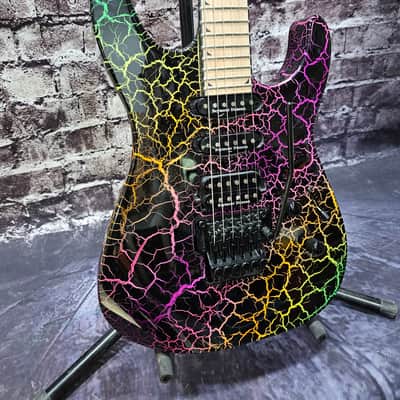 Jackson Pro Series SL3M Soloist With Ohsc! 2020 - Present - Rainbow Crackle image 2