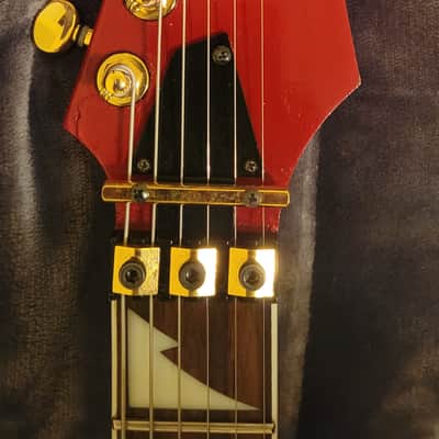 Ibanez RG370DX 2005 - Red (front), Relic'd Matte Black (back and sides) image 3