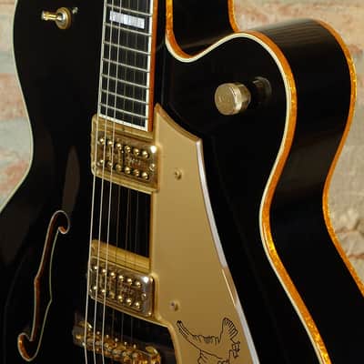 GRETSCH G7593 Black Falcon with Bigsby - Made in Japan 2003 - Black image 15