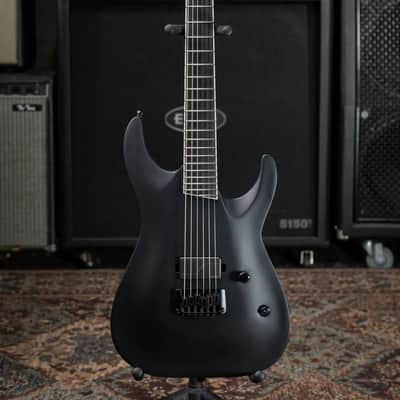 ESP LTD Mick Thomson MT-1 Electric Guitar - Black Satin with Hardshell Case image 4