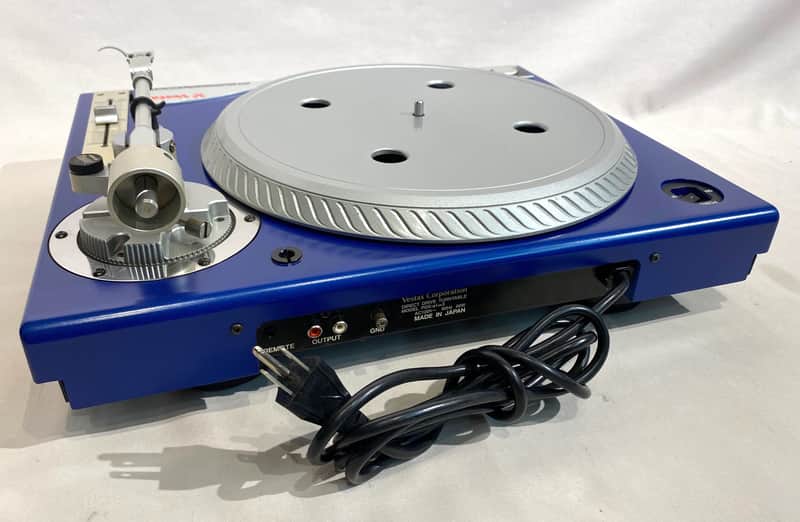 Vestax PDX-a1s Direct Drive Turntable Blue / Silver w/ | Reverb