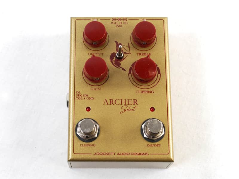 Used J. Rockett Audio Designs Archer Select Overdrive/Boost Guitar Effects Pedal image 1