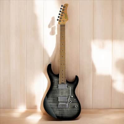 Cort G290 FAT II TBB Double Cutaway Electric Guitar – Trans Black Burst image 2